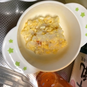 【離乳食後期】しらすとたっぷり野菜の炒飯【簡単】